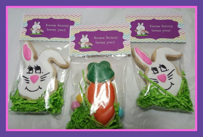 Easter Bunny Cookie Favor
